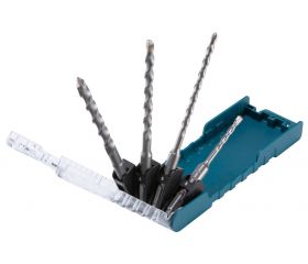 D-74136 Estuche de brocas T.C.T, para SDS-PLUS, 4 pcs
