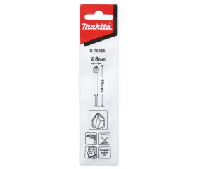 D-78455 Broca para vidrio y baldosas 8 x 58 mm