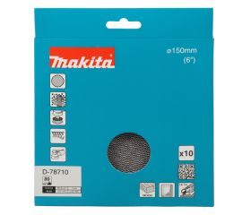 D-78710 Disco de lija 150MM A80 10P