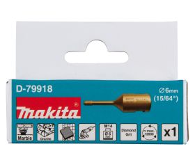 D-79918 Broca de diamante amoladora 6 mm