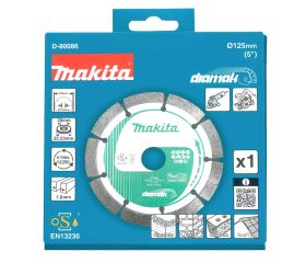 D-80086 Disco de diamante Diamak 125 x 22,23 mm