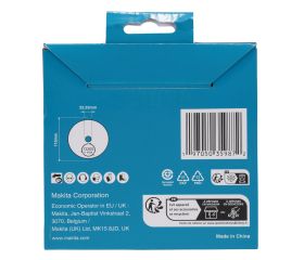 D-80210 Disco de diamante 115 x 22,23 mm, Banda continua