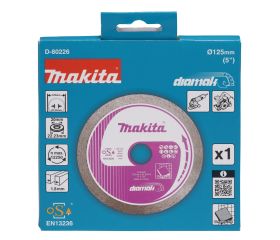 D-80226 Disco de diamante 125 x 22,23 mm, Banda continua
