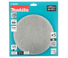 D-82220 Lija de malla, 225 mm, A120