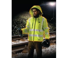 DCJ206ZXL Chaqueta calefactable alta visibilidad LXT®