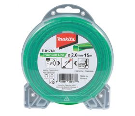 E-01769 Hilo de cuatro hojas de nylon de 2,0 mm x 15 m