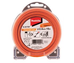 E-01797 Hilo de cuatro hojas de nylon de 2,4 mm x 15 m