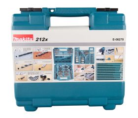 E-06270 Maletín de brocas y puntas, 212 pcs