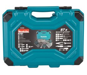 E-08458 Maletín de herramientas manuales, 87 pcs.