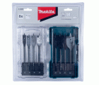 E-08698 Estuche de brocas de pala para madera 12-14-16-18-20-22-25-32 mm 8pcs