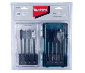 E-08698 Estuche de brocas de pala para madera 12-14-16-18-20-22-25-32 mm 8pcs