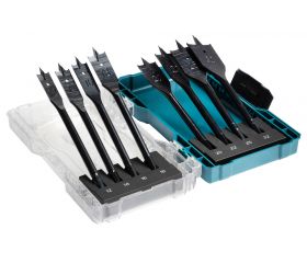 E-08698 Estuche de brocas de pala para madera 12-14-16-18-20-22-25-32 mm 8pcs