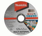 E-10724 Disco de corte fino 125 x 1,2 x 22,23 mm, C46T, Multimaterial