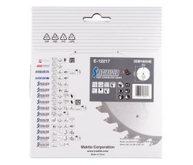 E-12217 Disco sierra circular , Efficut T.C.T, 165 x 20 mm, 24 D