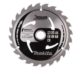 E-12217 Disco sierra circular , Efficut T.C.T, 165 x 20 mm, 24 D