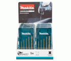 E-15132-12 Estuche de brocas de metal, HSS-TiN, SDS-PLUS, 12 pcs