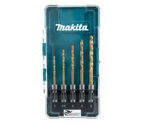 E-15132-12 Estuche de brocas de metal, HSS-TiN, SDS-PLUS, 12 pcs