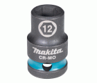 E-16081 Llave de vaso Impact Black, 1/2", 12 mm
