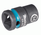 E-16106 Llave de vaso Impact Black, 1/2", 14 mm