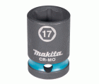E-16134 Llave de vaso Impact Black, 1/2", 17 mm