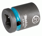 E-16178 Llave de vaso Impact Black, 1/2", 21 mm