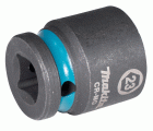 E-16190 Llave de vaso Impact Black, 1/2", 23 mm