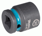 E-16209 Llave de vaso Impact Black, 1/2", 24 mm