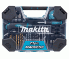 E-22589 Maletín de brocas y puntas para taladro Maccess, 71 uds