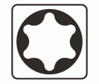 P-06323 Punta, T10, 25 mm 10 pcs