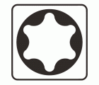 P-06345 Punta, T20, 25 mm, 10 pcs