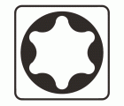 P-06351 Punta, T25, 25 mm, 10 pcs