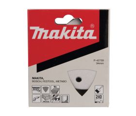 P-42759 Lijas de velcro 94 x 94 x 94 mm, 240G, 10 pcs