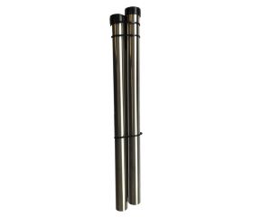 P-70437 Tubo recto Ø 36 x 505 mm, Acero inoxidable