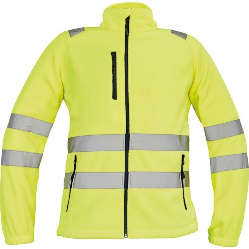 POLAR ALMERIA HV FLEECE JACKET YELLOW