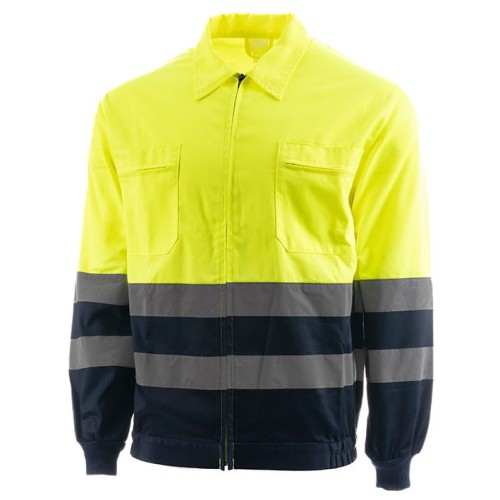 CAZADORA BILLIE HV YELLOW-NAVY