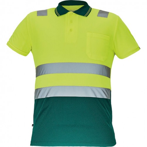 POLO CADIZ HV POLO-SHIRT YELLOW-GREEN