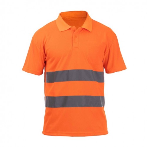 POLO CLIFF HV POLO SS ORANGE