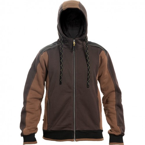 SUDADERA DAYBORO HOODIE DARK BROWN