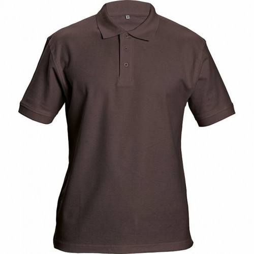 POLO DHANU POLO-SHIRT DARK BROWN