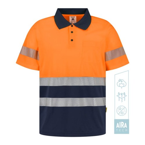 POLO GOSPEL HV ORANGE-NAVY
