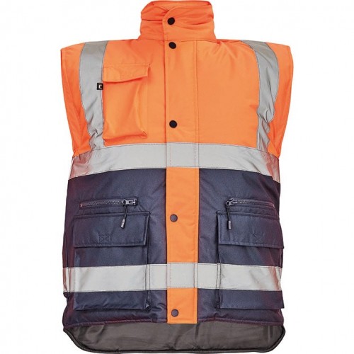 CHALECO HELLIN HV BODYWARMER ORANGE-NAVY