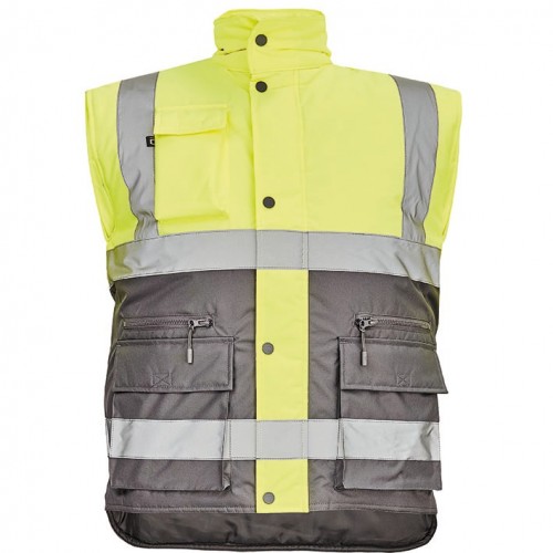 CHALECO HELLIN HV BODYWARMER YELLOW-GREY