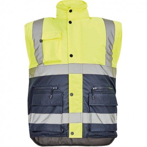 CHALECO HELLIN HV BODYWARMER YELLOW-NAVY