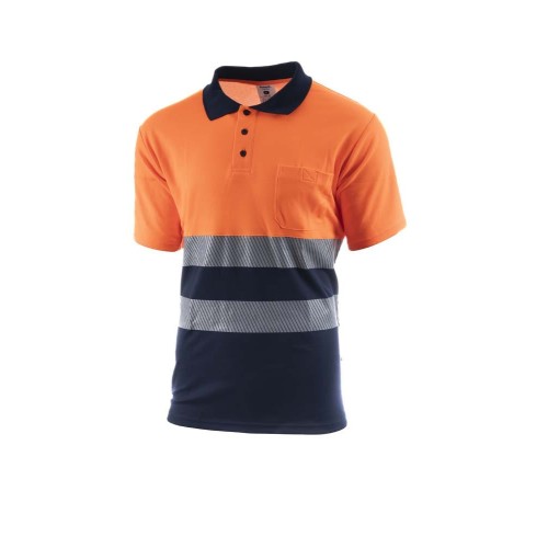 POLO JAZZ HV ORANGE-NAVY