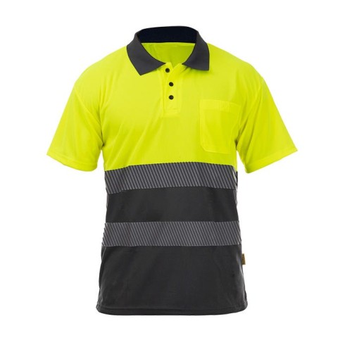 POLO JAZZ HV YELLOW-GREY