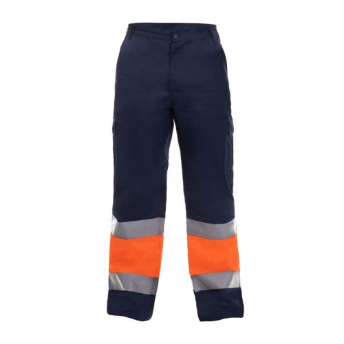 PANTALON KIRK HV WINTER TROUSERS ORANGE-NAVY