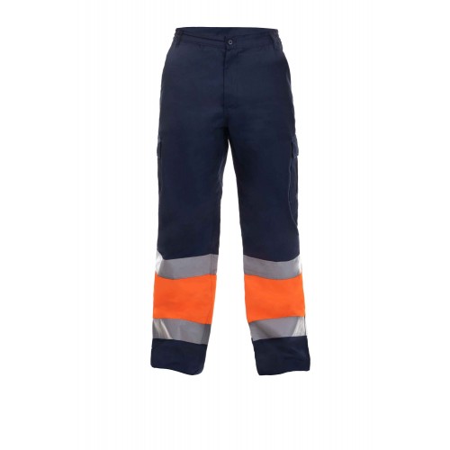 PANTALON KIRK HV WINTER TROUSERS ORANGE-NAVY