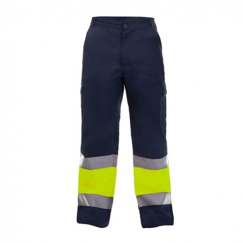 PANTALON KIRK HV WINTER TROUSERS YELLOW-NAVY