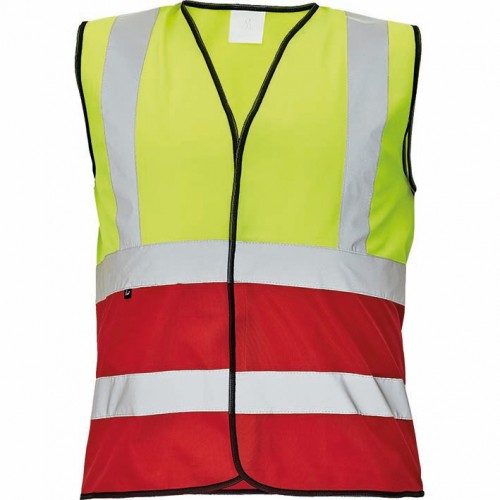 CHALECO LYNX DUO VEST YELLOW-RED