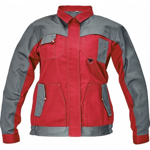 CHAQUETA MAX EVO LADY JACKET RED-GREY